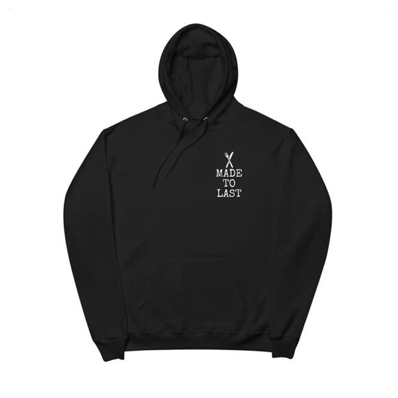 Good Eatz Made to Last Hoodie Black‎ XL NWT - Picture 1 of 4